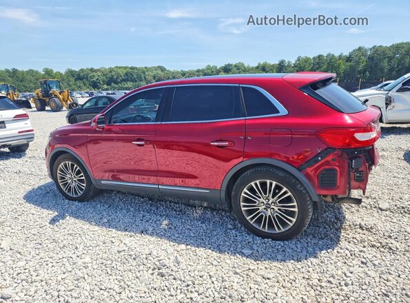 2LMTJ6LP3GBL30276 2016 LINCOLN MKX Red უკანა მარცხენა
