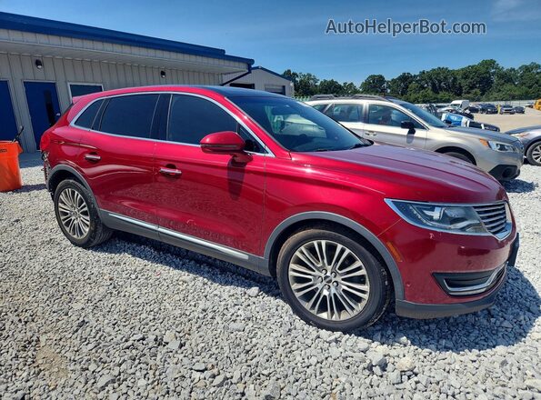 2LMTJ6LP3GBL30276 2016 LINCOLN MKX Red წინა მარჯვენა