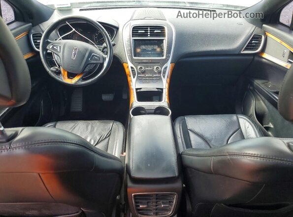 2LMTJ6LP4GBL56840 2016 LINCOLN MKX Black Dashboard view