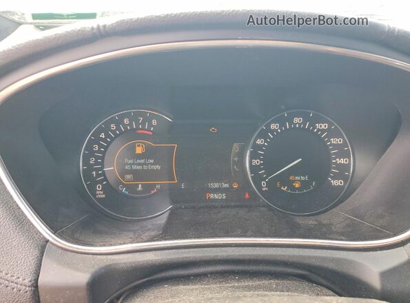 2LMTJ6LP4GBL56840 2016 LINCOLN MKX Black Instrument cluster view