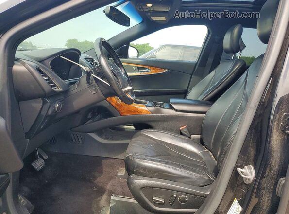 2LMTJ6LP4GBL56840 2016 LINCOLN MKX Black Front interior view