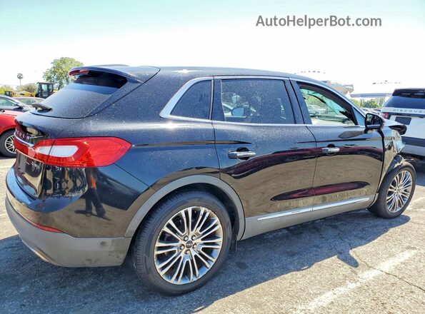 2LMTJ6LP9GBL74816 2016 LINCOLN MKX Black Задня права чверть