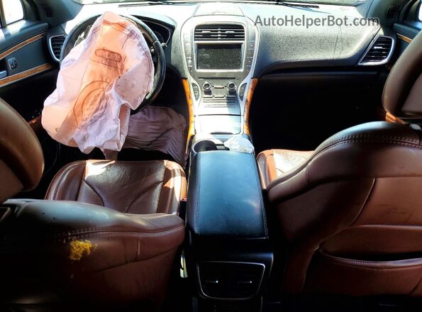 2LMTJ6LP9GBL74816 2016 LINCOLN MKX Black Вид панелі приладів