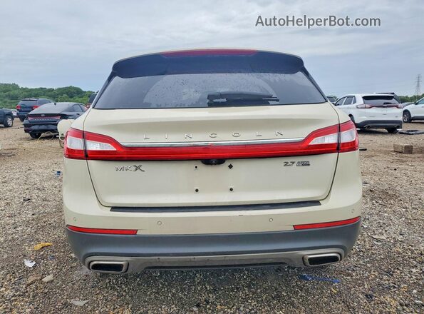 2LMTJ8LP1GBL50053 2016 LINCOLN MKX Beige Rear view