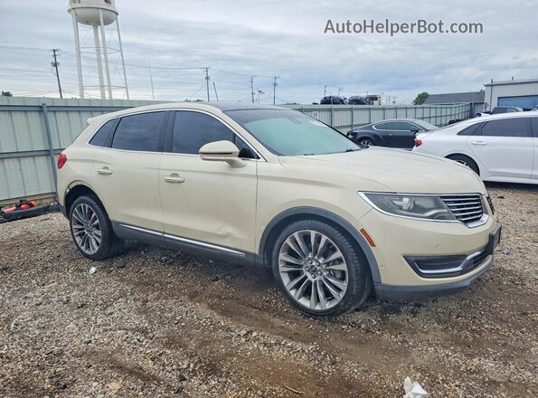 2LMTJ8LP1GBL50053 2016 LINCOLN MKX Beige Front right