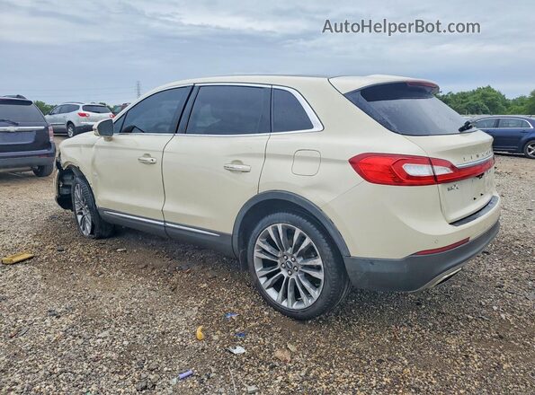 2LMTJ8LP1GBL50053 2016 LINCOLN MKX Beige Rear left