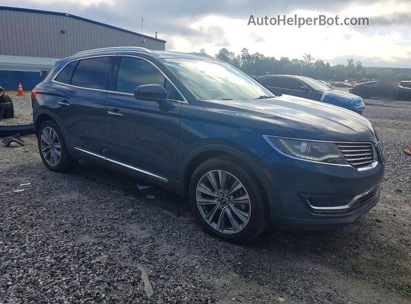 2LMTJ8LP1GBL75907 2016 LINCOLN MKX Blue Առջևի աջ