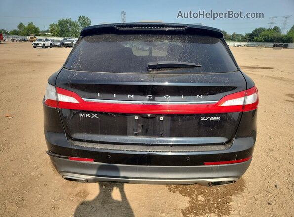 2LMTJ8LP2GBL67282 2016 LINCOLN MKX Black Rear view