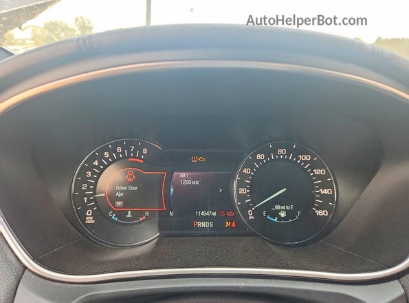 2LMTJ8LP2GBL67282 2016 LINCOLN MKX Black Instrument cluster view