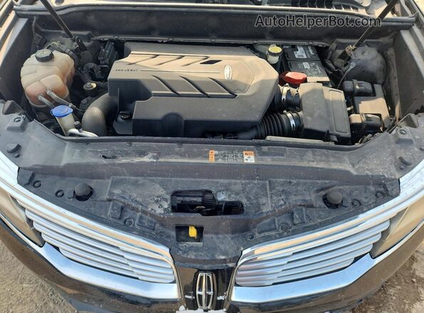 2LMTJ8LP2GBL67282 2016 LINCOLN MKX Black Rear interior view