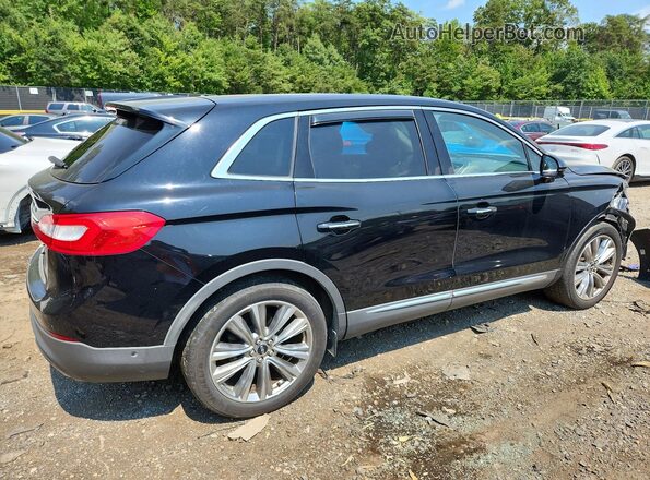 2LMTJ8LP2GBL67492 2016 LINCOLN MKX Black Հետևի աջ