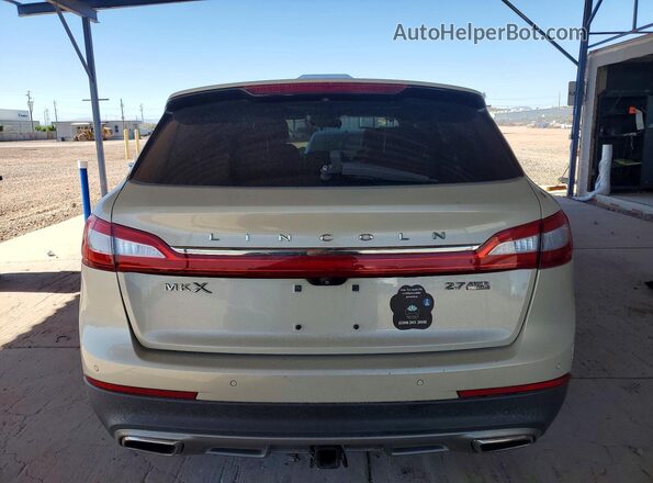 2LMTJ8LP8GBL52348 2016 LINCOLN MKX Cream Հետևի տեսք