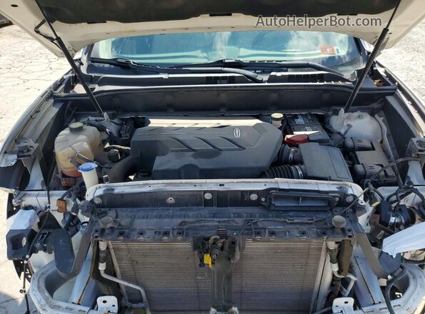 2LMTJ8LPXGBL49712 2016 LINCOLN MKX White Engine compartment view