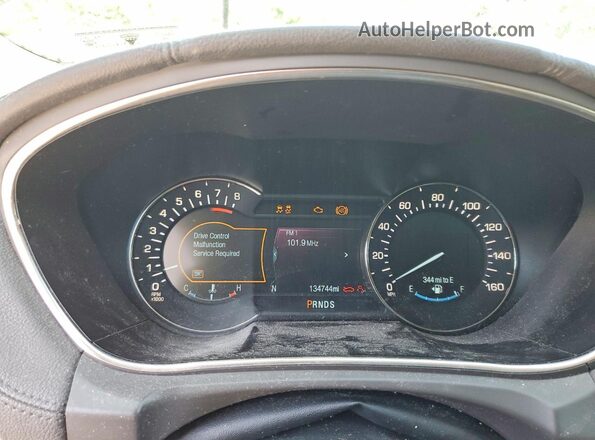 2LMTJ8LPXGBL49712 2016 LINCOLN MKX White Instrument cluster view