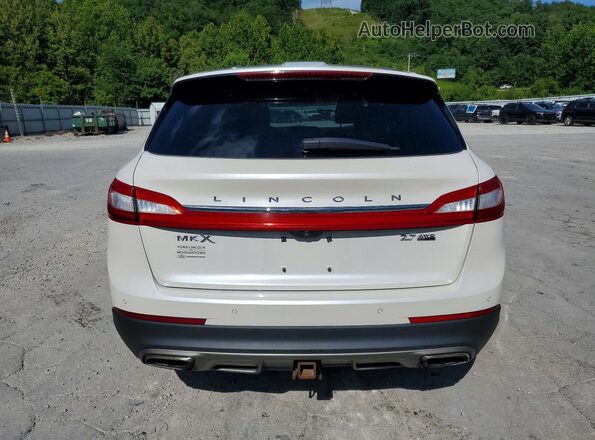 2LMTJ8LPXGBL49712 2016 LINCOLN MKX White Rear view