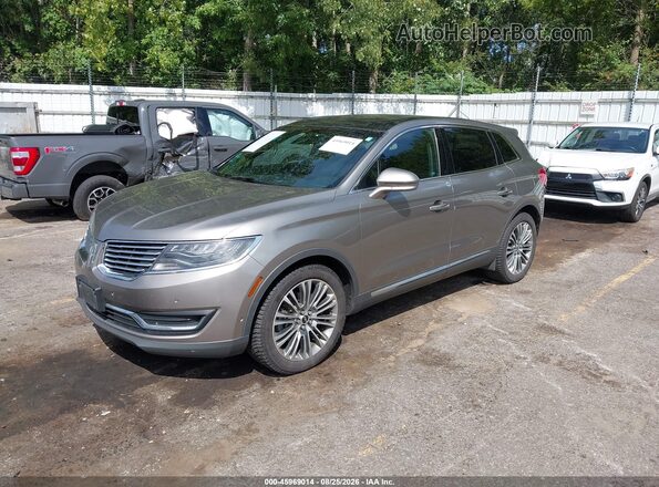 2LMTJ8LR0GBL37795 2016 LINCOLN MKX Gray Przód lewy