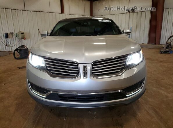2LMTJ8LR5GBL32110 2016 LINCOLN MKX Silver Вид спереду