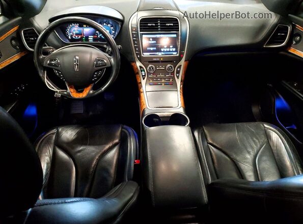 2LMTJ8LR5GBL32110 2016 LINCOLN MKX Silver Вид панелі приладів