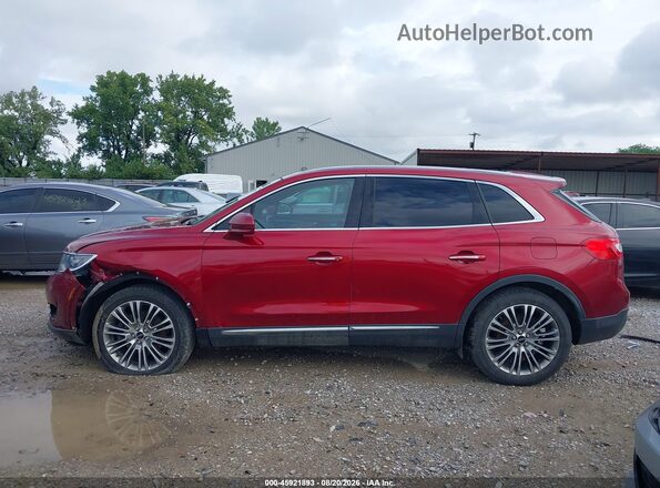 2LMTJ8LR9GBL57155 2016 LINCOLN MKX Темно-бордовый 