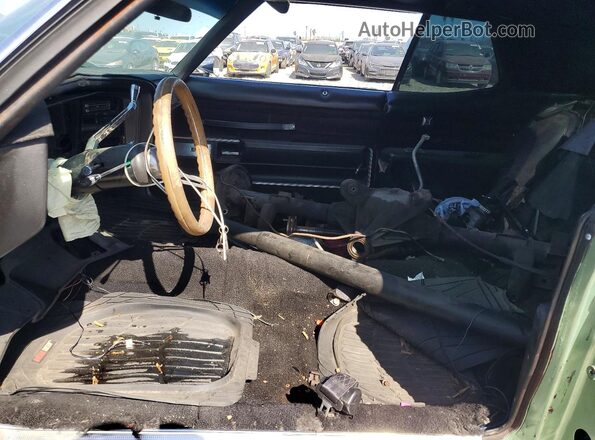2P47Y3C116908 1973 PONTIAC GRANDVILLE Зеленый Вид салона спереди