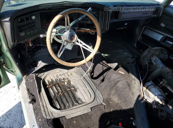 2P47Y3C116908 1973 PONTIAC GRANDVILLE Зеленый Вид панели приборов