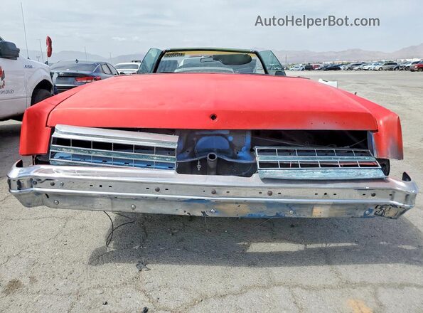 2P67W4P122135 1974 PONTIAC GRANDVILLE Red Widok z tyłu