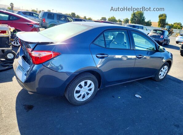 2T1BPRHE1HC770735 2017 TOYOTA COROLLA Gray Trasero derecho