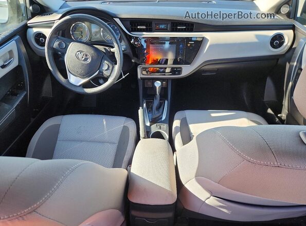 2T1BPRHE1HC770735 2017 TOYOTA COROLLA Gray Vista del salpicadero