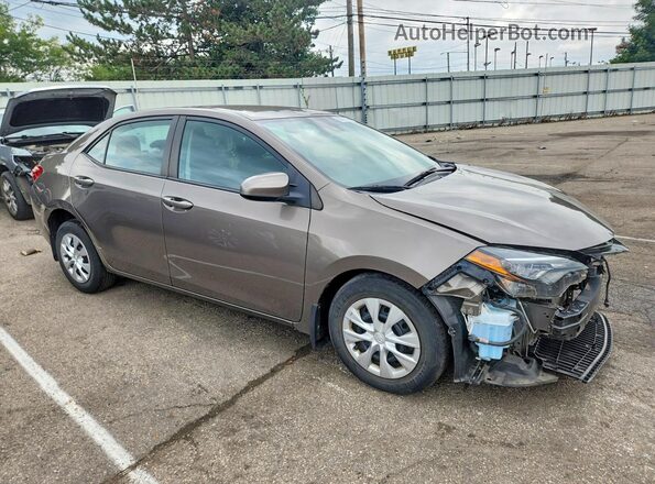 2T1BPRHE1JC000394 2018 TOYOTA COROLLA Gray Przód prawy