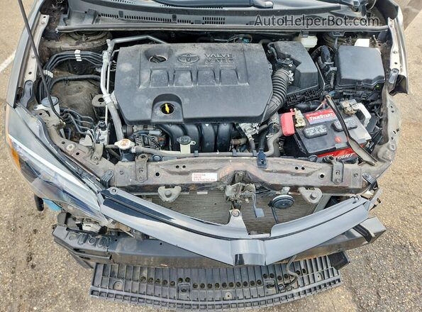 2T1BPRHE1JC000394 2018 TOYOTA COROLLA Gray Widok wnętrza z tyłu