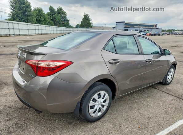 2T1BPRHE1JC000394 2018 TOYOTA COROLLA Gray Tył prawy