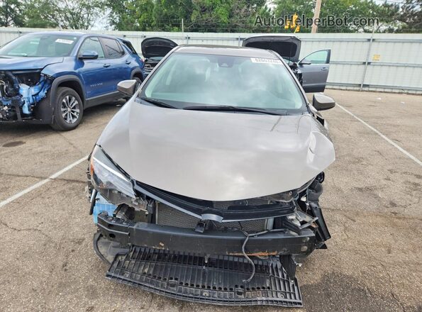 2T1BPRHE1JC000394 2018 TOYOTA COROLLA Gray Widok z przodu