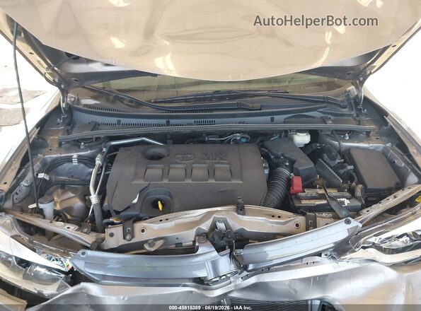 2T1BPRHE3GC633715 2016 TOYOTA COROLLA Silver Widok z tyłu
