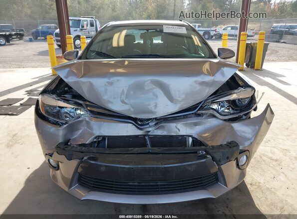 2T1BPRHE3GC633715 2016 TOYOTA COROLLA Silver Widok zestawu wskaźników