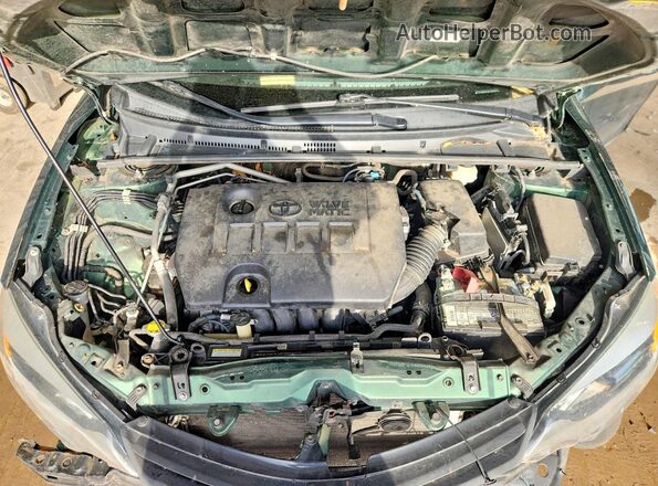 2T1BPRHE4GC583293 2016 TOYOTA COROLLA Green Rear interior view