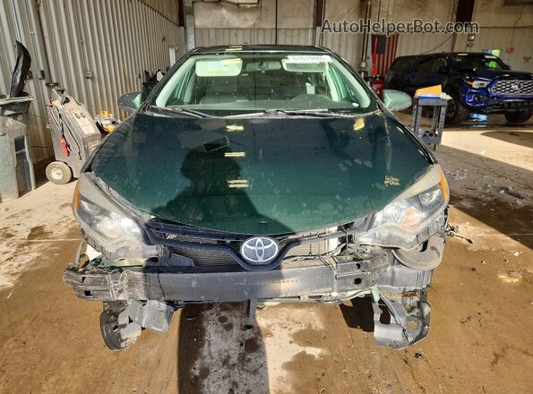 2T1BPRHE4GC583293 2016 TOYOTA COROLLA Green Front view