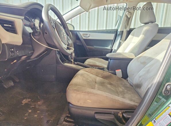 2T1BPRHE4GC583293 2016 TOYOTA COROLLA Green Front interior view