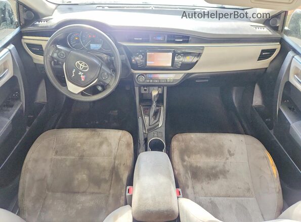 2T1BPRHE4GC583293 2016 TOYOTA COROLLA Green Dashboard view