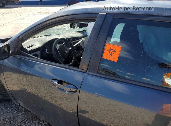 2T1BPRHE4JC966173 2018 TOYOTA COROLLA Gray წინა პანელის ხედი