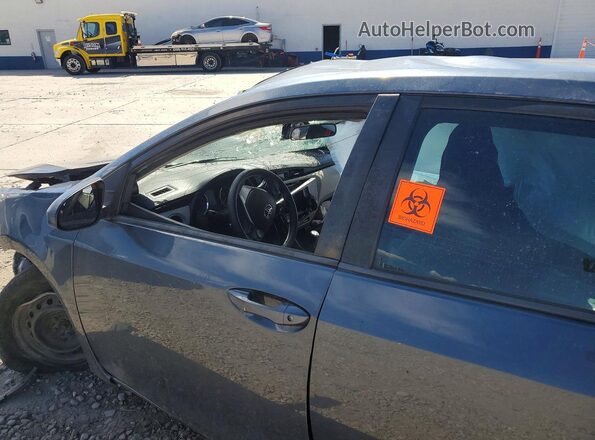 2T1BPRHE4JC966173 2018 TOYOTA COROLLA Gray წინა სალონის ხედი