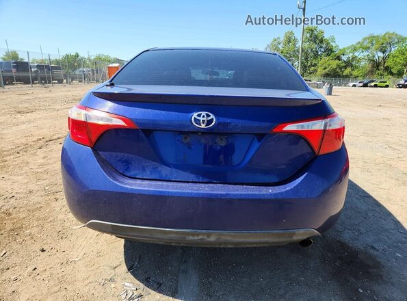 2T1BURHE0GC500399 2016 TOYOTA COROLLA Blue Vista trasera