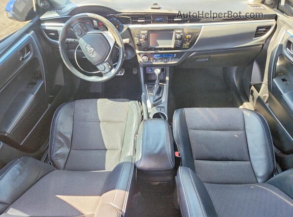 2T1BURHE0GC500399 2016 TOYOTA COROLLA Blue Vista del salpicadero