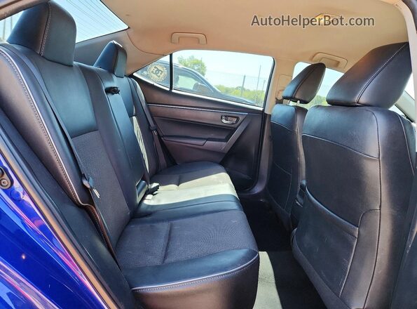 2T1BURHE0GC500399 2016 TOYOTA COROLLA Blue Vista de los asientos traseros