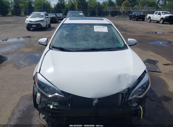 2T1BURHE0GC502864 2016 TOYOTA COROLLA White Widok zestawu wskaźników