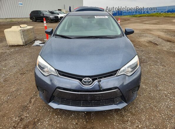 2T1BURHE0GC517140 2016 TOYOTA COROLLA Blue Вид спереду
