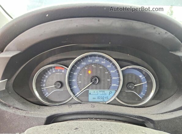 2T1BURHE0GC517140 2016 TOYOTA COROLLA Blue Вид щитка приладів