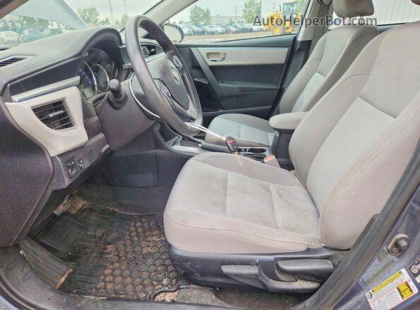 2T1BURHE0GC517140 2016 TOYOTA COROLLA Blue Вид салону спереду