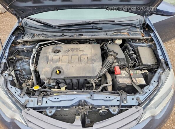 2T1BURHE0GC517140 2016 TOYOTA COROLLA Blue Вид задньої частини салону