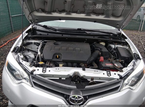 2T1BURHE0GC523729 2016 TOYOTA COROLLA Silver Widok z tyłu