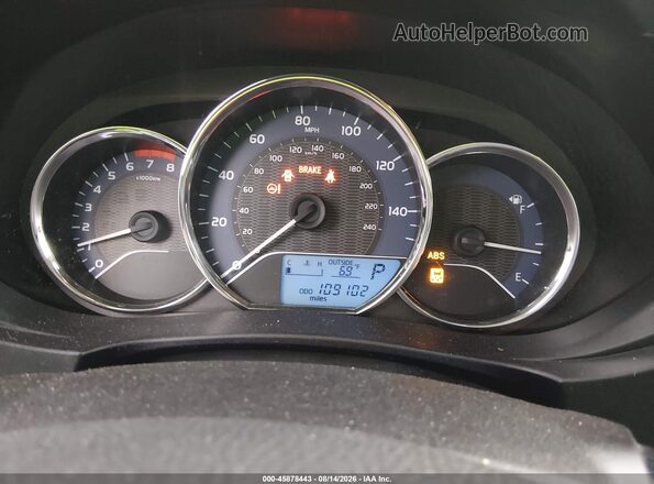 2T1BURHE0GC523729 2016 TOYOTA COROLLA Silver Widok tylnych siedzeń